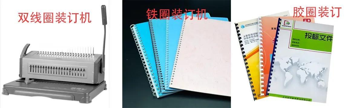 鐵圈和膠圈裝訂